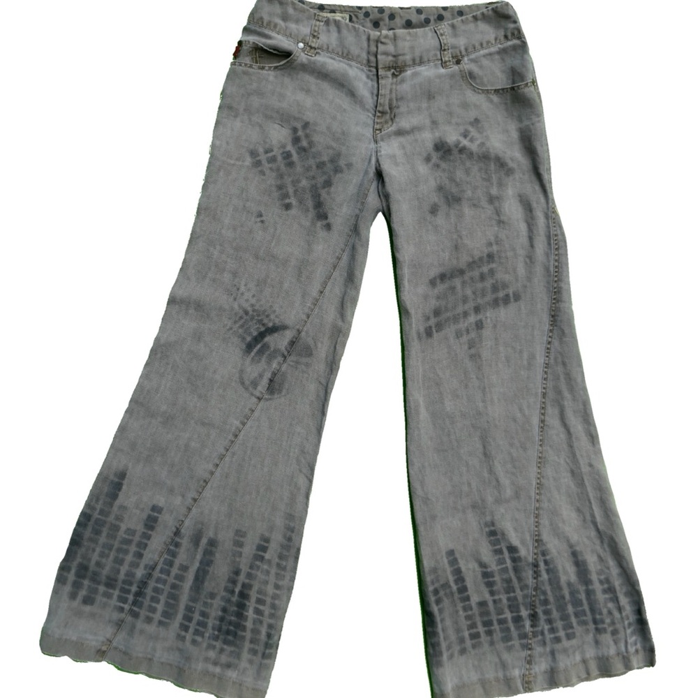 metro star custom painted jeans